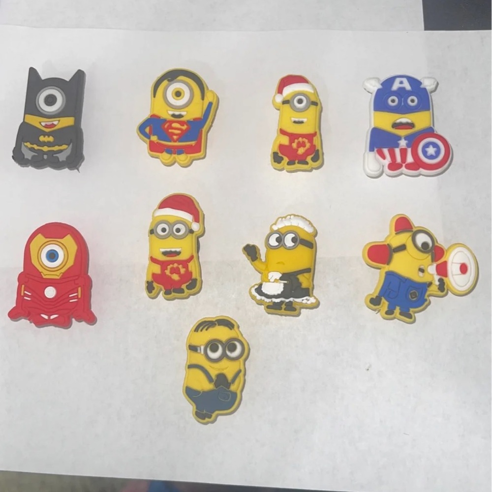 Minions Croc Charm Jibbitz 9pc